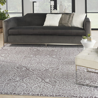 Nourison Washable Collection WAW03 Stone Area Rug by Waverly Corner Image