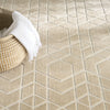 Nourison Washable Charm WCH01 Beige Ivory Area Rug Texture Image