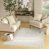 Nourison Washable Charm WCH01 Ivory Area Rug Corner Image