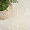 Nourison Washable Charm WCH01 Ivory Area Rug Texture Image