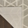 Nourison Washable Charm WCH01 Silver Ivory Area Rug Corner Image