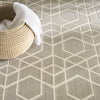 Nourison Washable Charm WCH01 Silver Ivory Area Rug Texture Image