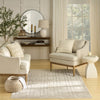 Nourison Washable Charm WCH01 Beige Ivory Area Rug Room Image Feature