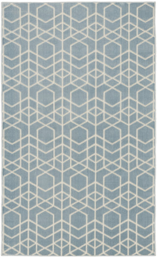 Nourison Washable Charm WCH01 Blue Ivory Area Rug Main Image