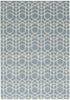 Nourison Washable Charm WCH01 Blue Ivory Area Rug Main Image
