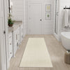 Nourison Washable Charm WCH01 Ivory Area Rug Corner Image