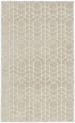 Nourison Washable Charm WCH01 Silver Ivory Area Rug Main Image