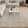 Nourison Washable Charm WCH01 Silver Ivory Area Rug Room Image Feature