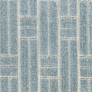 Nourison Washable Charm WCH02 Blue Ivory Area Rug Corner Image