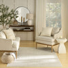Nourison Washable Charm WCH02 Ivory Area Rug Swatch Image