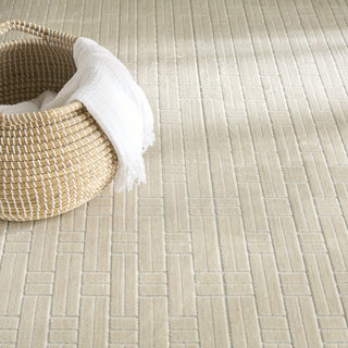Nourison Washable Charm WCH02 Ivory Area Rug Texture Image