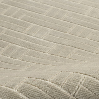 Nourison Washable Charm WCH02 Silver Ivory Area Rug Detail Image