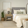Nourison Washable Charm WCH02 Beige Ivory Area Rug Corner Image