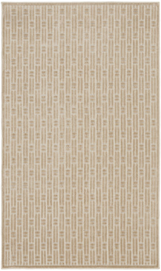 Nourison Washable Charm WCH02 Beige Ivory Area Rug Main Image