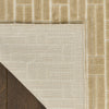 Nourison Washable Charm WCH02 Beige Ivory Area Rug Corner Image