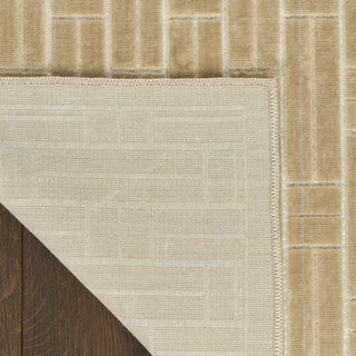 Nourison Washable Charm WCH02 Beige Ivory Area Rug Corner Image