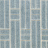 Nourison Washable Charm WCH02 Blue Ivory Area Rug Swatch Image