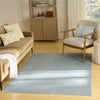Nourison Washable Charm WCH02 Blue Ivory Area Rug Corner Image