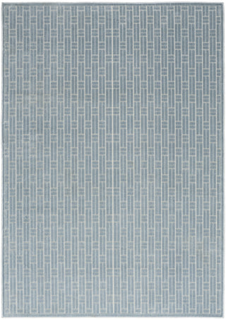 Nourison Washable Charm WCH02 Blue Ivory Area Rug Main Image