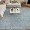 Nourison Washable Charm WCH02 Blue Ivory Area Rug Room Image Feature