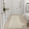 Nourison Washable Charm WCH02 Ivory Area Rug Corner Image