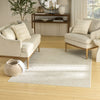 Nourison Washable Charm WCH02 Ivory Area Rug Corner Image