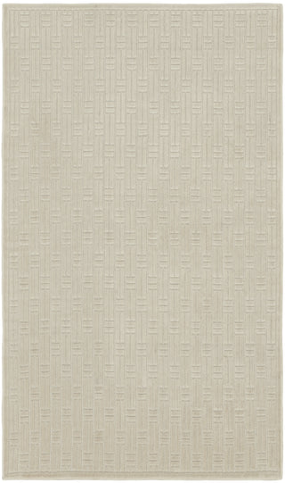 Nourison Washable Charm WCH02 Silver Ivory Area Rug Main Image