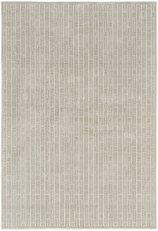 Nourison Washable Charm WCH02 Silver Ivory Area Rug Main Image