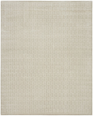 Nourison Washable Charm WCH02 Silver Ivory Area Rug Main Image