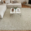 Nourison Washable Charm WCH02 Silver Ivory Area Rug Room Image Feature