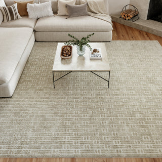 Nourison Washable Charm WCH02 Silver Ivory Area Rug Room Image Feature