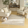 Nourison Washable Charm WCH03 Beige Ivory Area Rug Corner Image