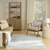 Nourison Washable Charm WCH03 Blue Ivory Area Rug Room Image Feature