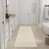 Nourison Washable Charm WCH03 Ivory Area Rug Corner Image