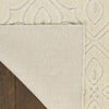 Nourison Washable Charm WCH03 Ivory Area Rug Corner Image