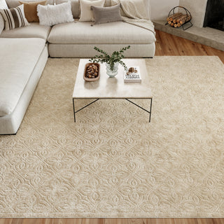 Nourison Washable Charm WCH03 Ivory Area Rug Room Image Feature