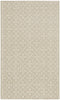 Nourison Washable Charm WCH03 Silver Ivory Area Rug Main Image