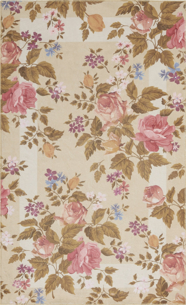 Nourison Water Colors WCL75 Beige Area Rug by Home Main Image