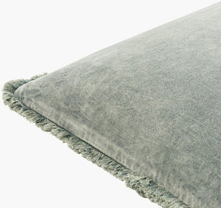 Surya Washed Cotton Velvet WCV-005 Sage Corner Shot