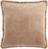 Surya Washed Cotton Velvet WCV-009 Taupe main image