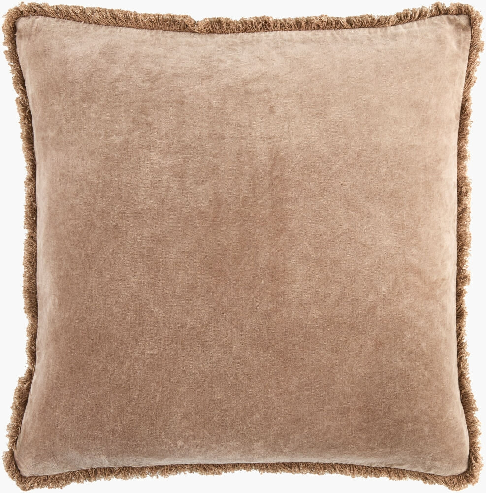 Surya Washed Cotton Velvet WCV-009 Taupe main image