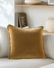 Surya Washed Cotton Velvet WCV-010 Goldenrod Style Shot