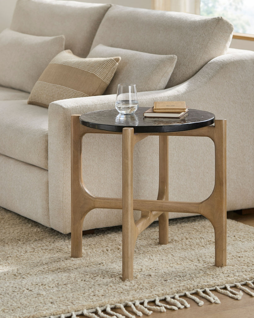 Surya Weller WELL-001 Gray / Brown Furniture main image