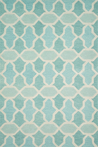 Loloi Weston HWS02 Aqua Area Rug main image
