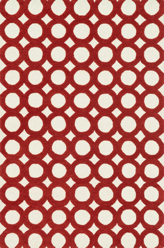 Loloi Weston HWS08 Ivory / Red Area Rug main image