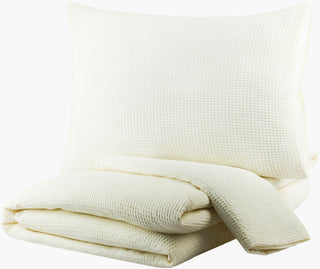Livabliss Waffle WFL-1000 White Bedding Detail