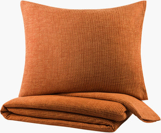Livabliss Waffle WFL-1002 Rust Bedding Detail