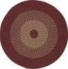 Colonial Mills Winterhold Round WH72 Red Area Rug