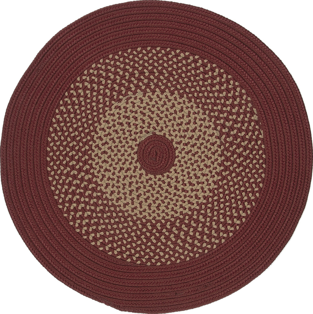 Colonial Mills Winterhold Round WH72 Red Area Rug