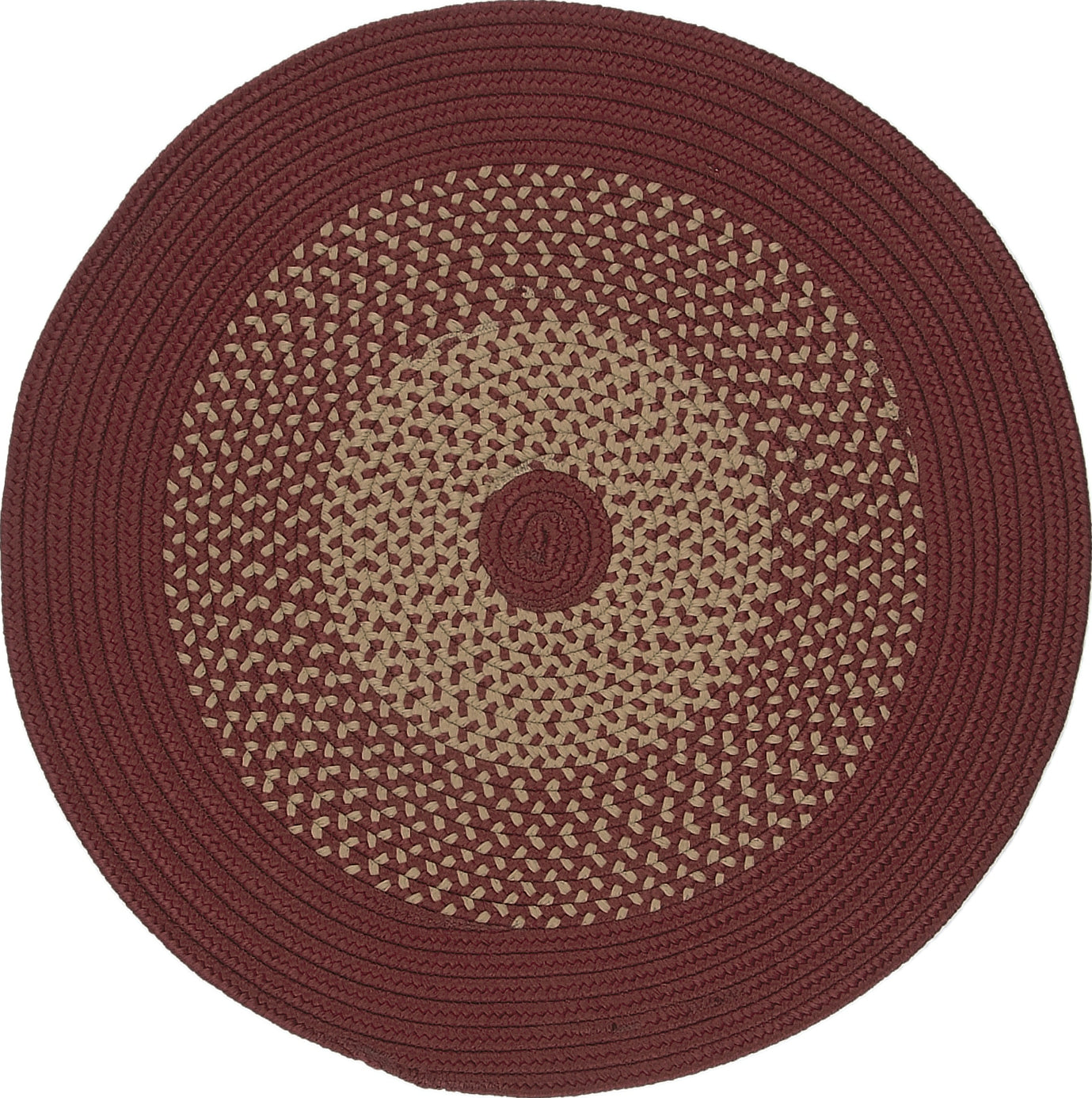 Colonial Mills Winterhold Round WH72 Red Area Rug